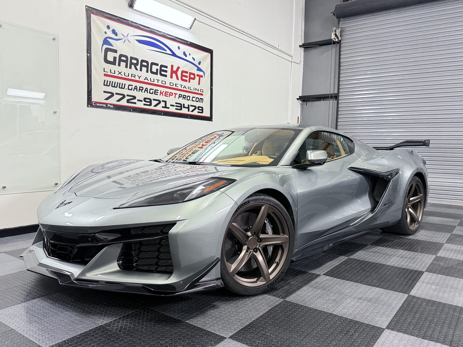 Corvette Z06 — Hypersonic Grey — Multi-Stage Paint Correction by Garage Kept Detailing