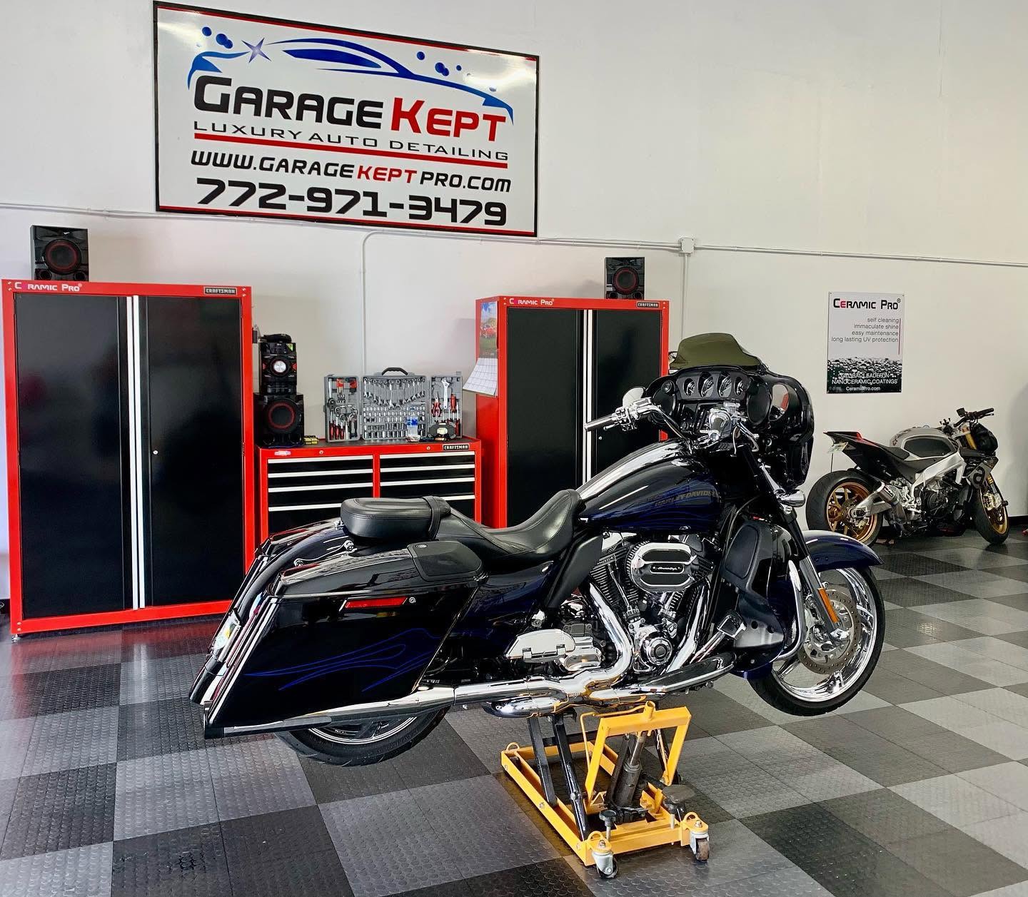Harley-Davidson CVO Street Glide — In-Studio Detail · Ceramic by Garage Kept Detailing