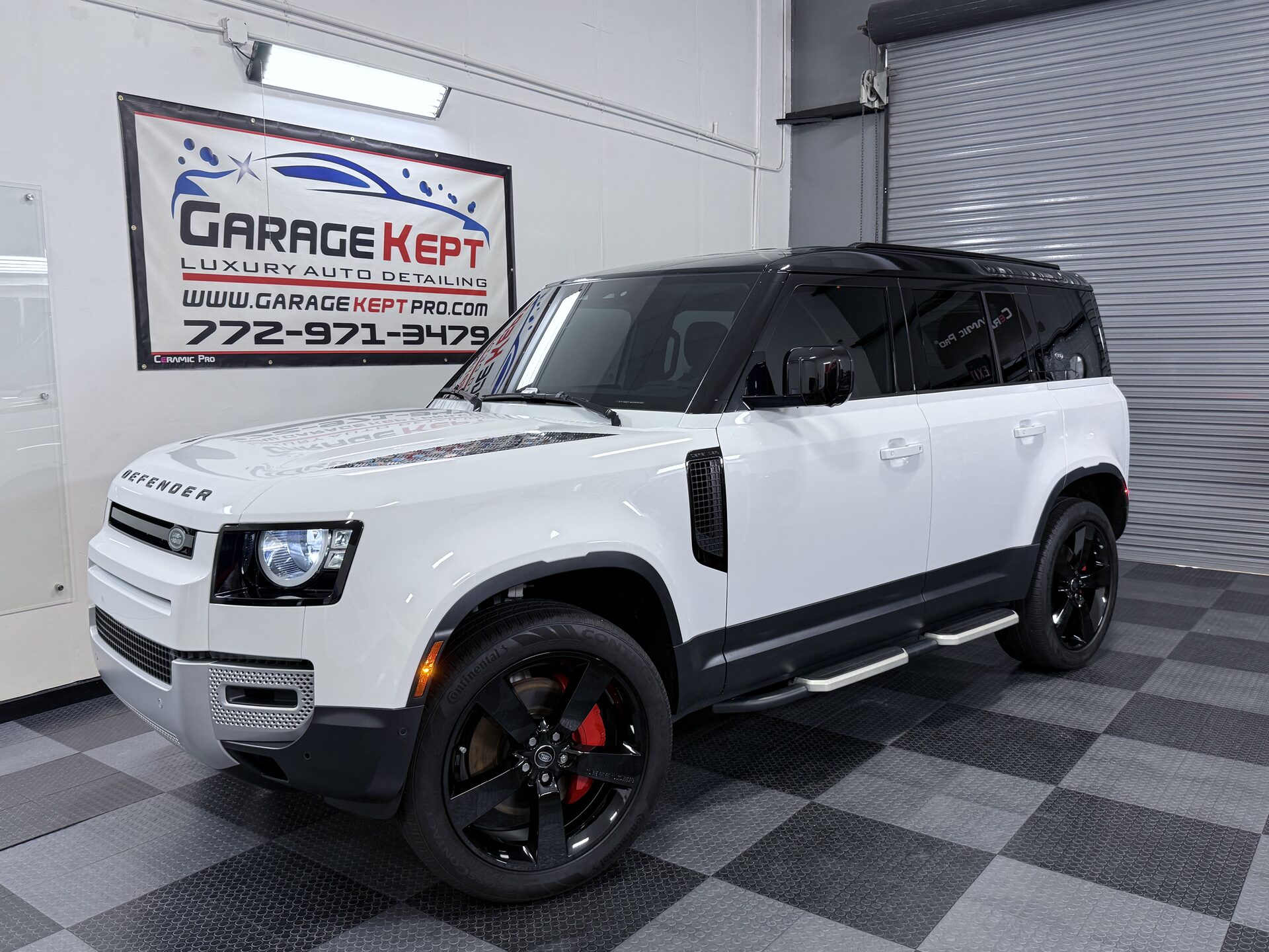 Land Rover Defender 110 — Full PPF · Ceramic Coating by Garage Kept Detailing